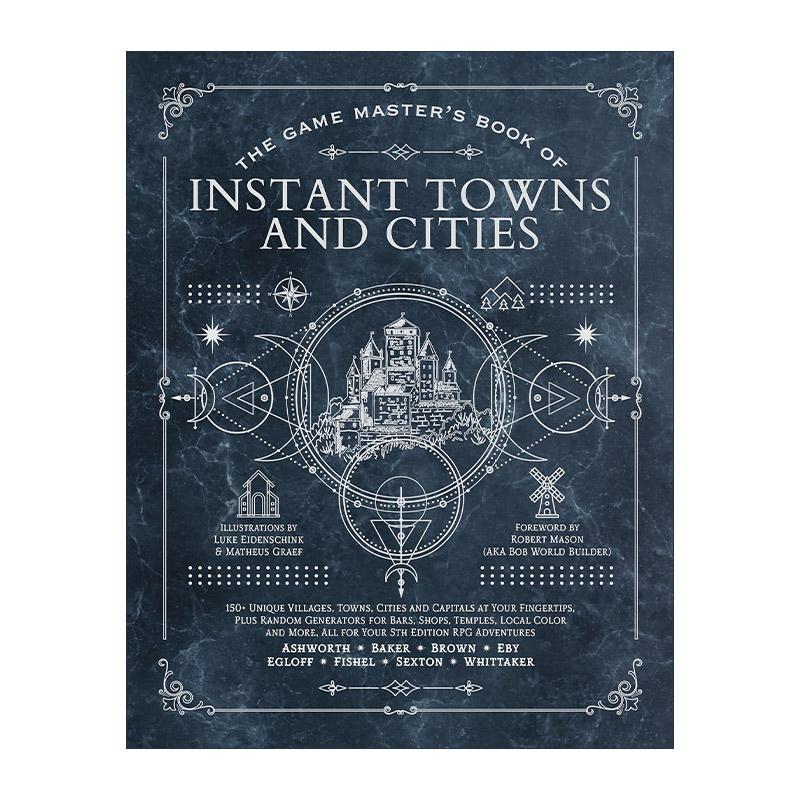 英文原版 The Game Master's Book of Instant Towns and Cities 游戏大师 即时城镇和城市 随机生成器 精装 RPG探索冒险游戏