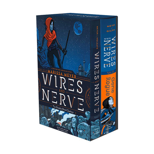 Wires and Nerve  青少年科幻漫画2册盒装  月族作者 玛丽莎梅尔