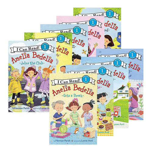 Amelia Bedelia 阿米莉亚系列9册 I Can Read一阶段图画故事书 英文原版绘本 糊涂女佣 英文版儿童读物 进口英语书籍