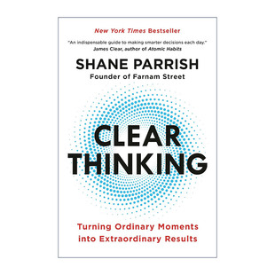 Parrish 书籍 Thinking 进口英语原版 英文版 精装 Shane 将平凡时刻转化为非凡成果 清晰思考 Clear 英文原版