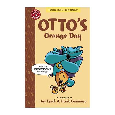 英文原版 Otto's Orange Day Toon Books Level 3 Otto the Cat 橙色之日 奥托猫系列 儿童漫画绘本 Frank Cammuso 英文版