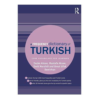 英文原版 A Frequency Dictionary of Turkish 土耳其语高频词典 核心词汇 英文版 进口英语原版书籍