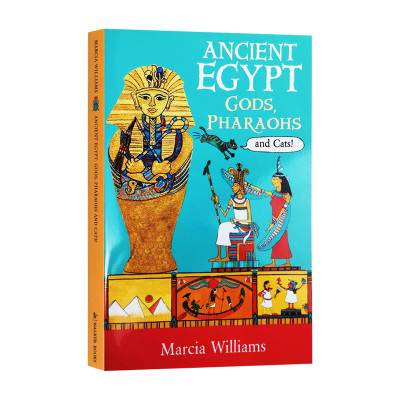 埃及众神和法老的故事 Ancient Egypt Gods Pharaohs and Cats 英文原版图话经典 英文版原版英语课外阅读 古典神话传说历史书籍