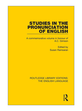 Studies in the Pronunciation of English 英语发音研究 吉姆森纪念集