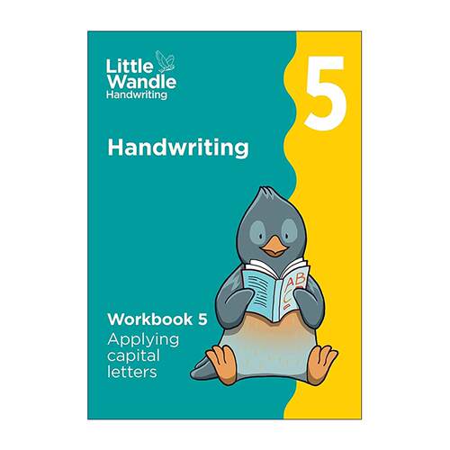 英文原版 Little Wandle Handwriting Workbook 5 Applying capital letters 儿童书写练习 大写字母应用 英文版 进口英语原版书籍