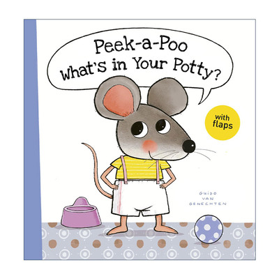 英文原版 Peek-a-Poo What's in Your Potty 你的便盆里有什么 小老鼠系列 儿童精装绘本 英文版 进口英语原版书籍