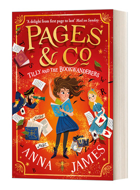 穿梭童话集 Pages & Co. Tilly and the Bookwanderers 英文原版儿童奇幻小说 进口英语书籍