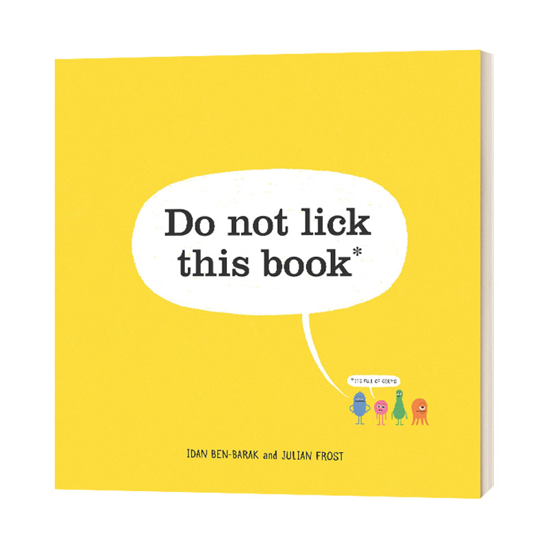 Do Not Lick This Book微生物科普绘本内容极具创意且生动精装绘本 Idan Ben-Barak