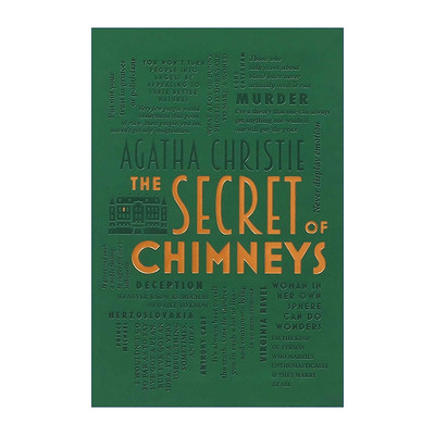 英文原版 The Secret of Chimneys 名苑猎凶 阿加莎 软精装皮质封面词云经典 Word Cloud Classics 英文版 进口英语原版书籍