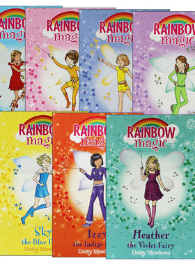 英文原版 Rainbow Magic 彩虹魔法仙子系列7册 儿童奇幻章节桥梁书 英文版 进口英语原版书籍