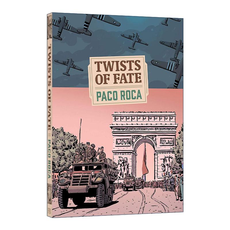 英文原版 Twists of Fate 命运的曲折 二战史 精装漫画 皱纹作者帕科·罗卡 英文版 进口英语原版书籍