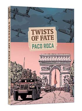 英文原版 Twists of Fate 命运的曲折 二战史 精装漫画 皱纹作者帕科·罗卡 英文版 进口英语原版书籍