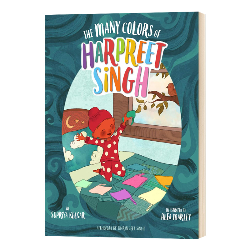 标签的颜色 Many Colors of Harpreet Singh 英文原版亲子绘本 儿童英语故事书 精装 进口英语书籍