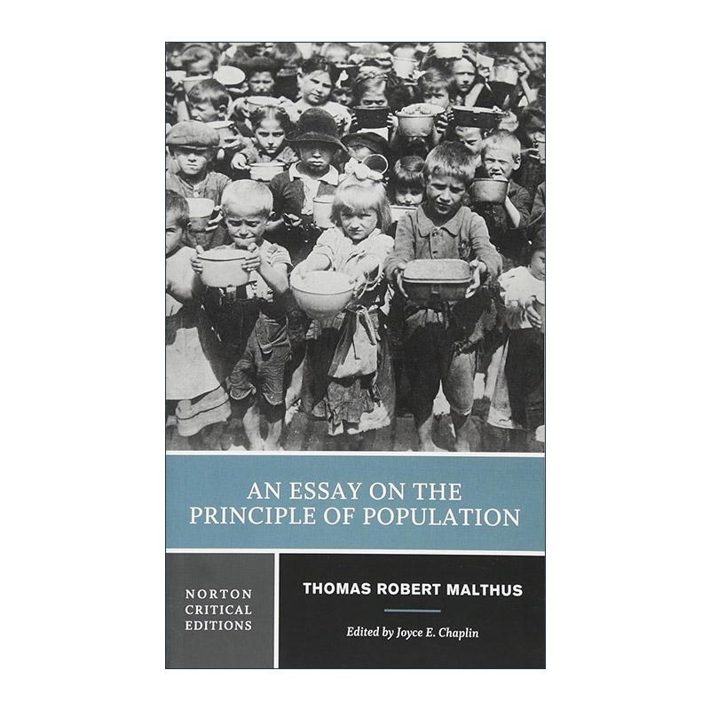英文原版 An Essay on the Principle of Population 人口原理 诺顿文学解读系列 Norton Critical Editions 英国经济学家马尔萨斯