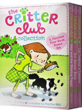 动物俱乐部1-4册 The Critter Club Collection 英文原版儿童章节桥梁书 英文版进口儿童英语课外阅读书籍