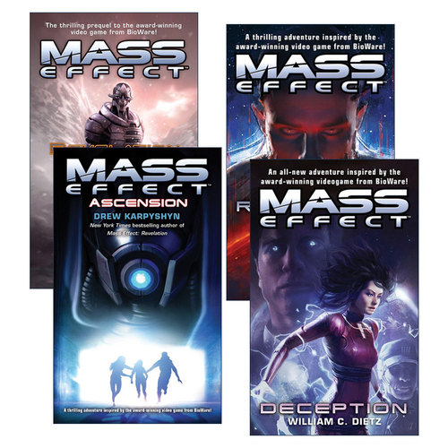 英文原版 Mass Effect 质量效应系列4册 科幻冒险小说 William C. Dietz Drew Karpyshyn 英文版 进口英语原版书籍