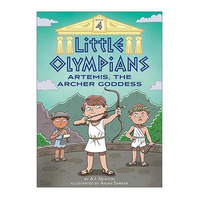 英文原版 Little Olympians 4 Artemis the Archer Goddess 希腊神话故事卷4 阿尔忒弥斯 英文版 进口英语原版书籍