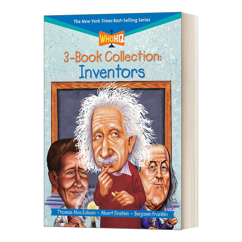 Who HQ 3-Book Collection: Inventors Who Is系列名人传记发明家系列3本套装