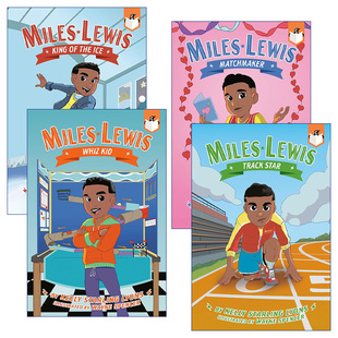 Miles Lewis 迈尔斯·刘易斯系列4册 儿童运动章节桥梁故事书 Kelly Starling Lyons