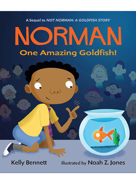 英文原版绘本 Norman One Amazing Goldfish! 诺曼 一条神奇的金鱼! 儿童精装绘本 Noah Z. Jones 英文版 进口英语原版书籍