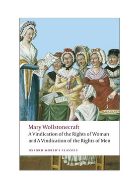 英文原版 A Vindication of the Rights of Men 人权辩护 女权辩护 法国大革命的历史与道德视角 英文版 进口英语原版书籍