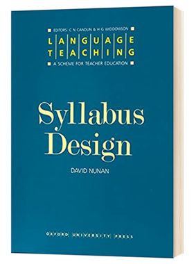 牛津语言教学系列 课程设计 Oxford Language Teaching Syllabus Design 英文原版大学教师用书 进口书籍
