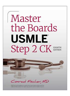 英文原版 Master the Boards USMLE Step 2 CK 美国执业医师资格考试第二步 临床知识学科知识 第8版 英文版 进口英语原版书籍