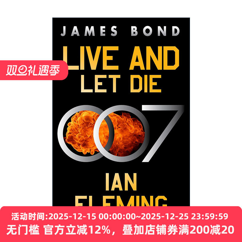 英文原版 Live and Let Die 生死攸关 007小说 伊恩弗莱明 英文版 进口英语原版书籍