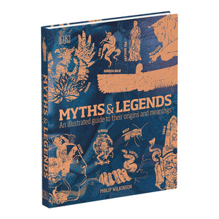 神话与传说 Myths and Legends 精装 关于它们的起源和意义的图解指南 英文原版经典神话图解科普书 进口英语课外阅读书籍