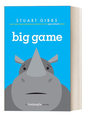 欢乐丛林系列 独角犀牛的安危 Big Game 英文原版儿童悬疑小说 间谍学校作者 斯图亚特吉布斯 进口英语书籍