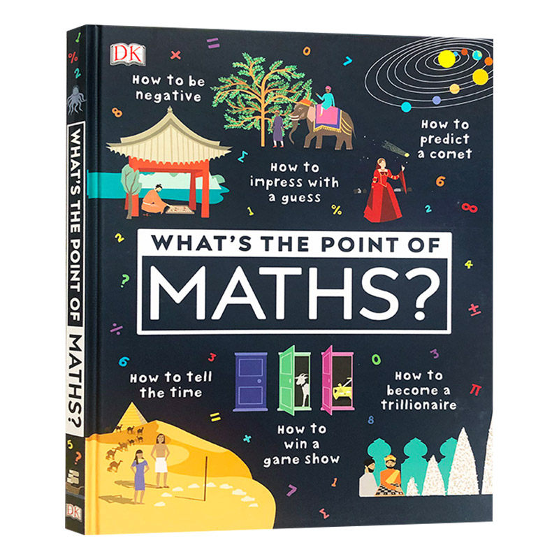 数学的意义是什么 What's the Point of Maths DK关于数学的学问 英文原版儿童英语启蒙读物 精装 数学起源科普阅读书籍
