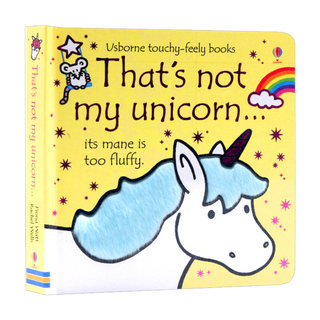 那不是我的独角兽 That's Not My Unicorn 动物认知系列纸板触摸书 英文原版绘本 进口幼儿英语启蒙书籍尤斯伯恩 Usborne