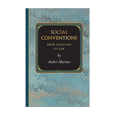 英文原版 Social Conventions 社会惯习 从语言到法律 马默 哲学 英文版 进口英语原版书籍