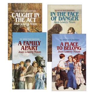 英文原版 Orphan Train Adventures 孤儿列车历险记4册 儿童历史小说 四次爱伦坡奖得主Joan Lowery Nixon 进口英语原版书籍