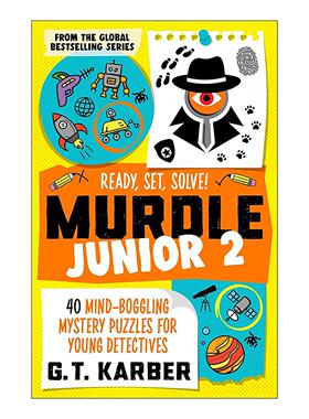 英文原版 Murdle Junior 2 谋杀谜团青少版2 破解40个推理逻辑谜题 解谜益智图书 英文版 进口英语原版书籍
