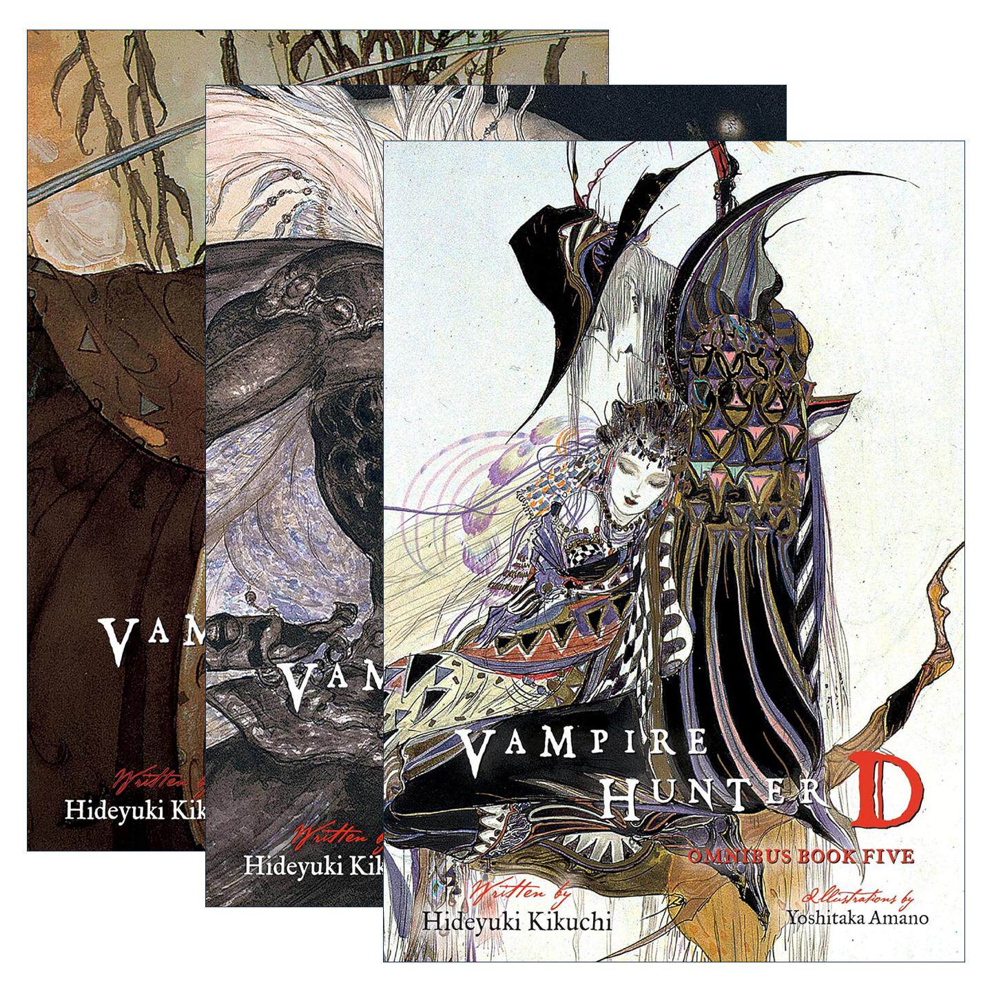 英文原版 Vampire Hunter D Omnibus 吸血鬼猎人D系列4-6册 恐怖奇幻日本漫画轻小说 英文版 进口英语原版书籍