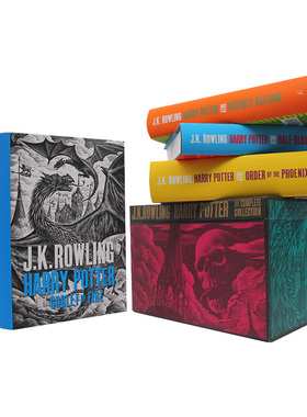 哈利波特1-7 成人版 精装 Harry Potter the Philosopher's Stone 英文原版奇幻小说 J.K.罗琳 外国进口书籍