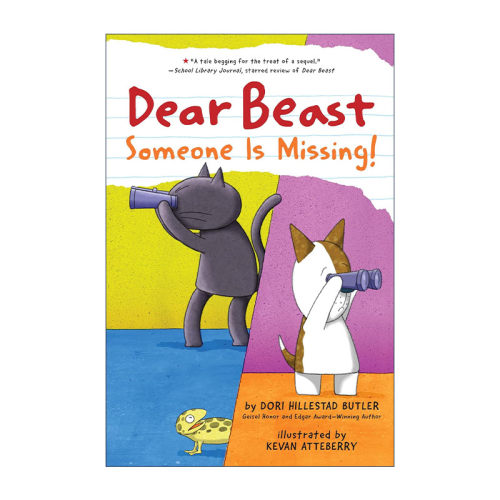 英文原版 Dear Beast 03 Someone Is Missing! 亲爱的野兽系列3 有人不见啦 儿童宠物章节桥梁故事书 英文版 进口英语原版书籍