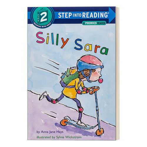 英文原版 Step into Reading 2 -Silly Sara A Phonics Reader 愚蠢的萨拉 兰登分级阅读2 英文版 进口英语原版书籍