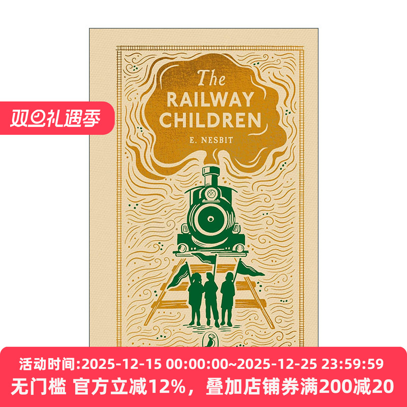 英文原版 The Railway Children 铁路边的孩子们 Puffin Clothbound Classics 精装海雀布纹经典 英文版 进口英语原版书籍