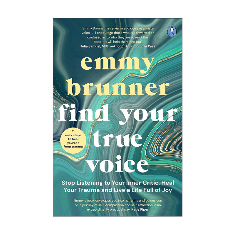 英文原版 Find Your True Voice 内心对话的力量 远离自我批判 提升心灵自愈力的11种练习 英文版 进口英语原版书籍
