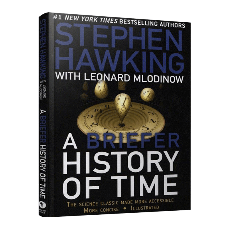 时间简史 A Briefer History Of Time 史蒂芬霍金 科学巨作 英文原版宇宙知识自然科学科技畅销科普读物 进口英语书籍