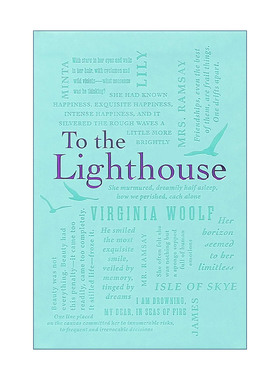 To the Lighthouse 到灯塔去 软精装皮质封面词云经典 Word Cloud Classics