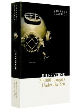 海底两万里 20000 Leagues Under the Sea 英文原版科幻小说 柯林斯经典文学名著 凡尔纳