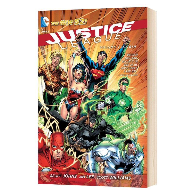 正义联盟第1卷 起源 Justice League Vol. 1 Origin 英文原版新52超级英雄漫画 美国DC漫画公司 杰夫琼斯 英文版图片