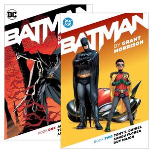 英文原版 Batman by Grant Morrison Book 蝙蝠侠1-2册 格兰特·莫里森 DC漫画 英文版 进口英语原版书籍