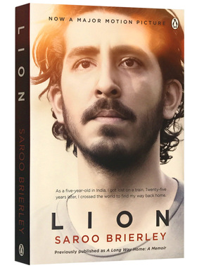 雄狮 电影版 英文原版小说 Lion A Long Way Home Saroo Brierley 奥斯卡金球奖提名 妮可基德曼 漫漫回家路 归途 寻家 进口书
