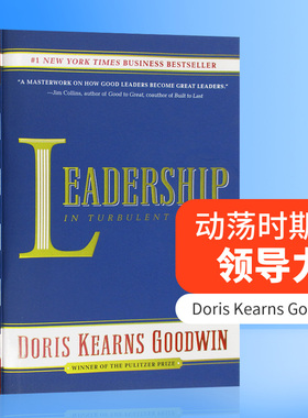 动荡时期的领导力 Leadership In Turbulent Times 英文原版人物传记 林肯 罗斯福 约翰逊 进口英语历史书籍