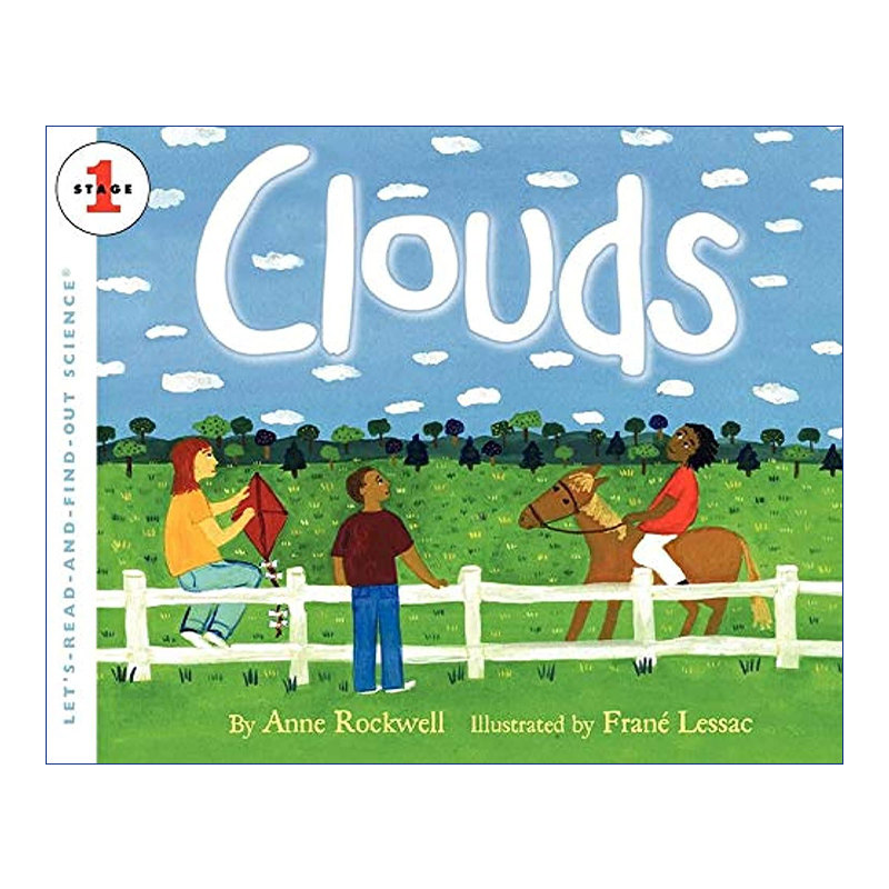 1 clouds 自然科学启蒙阅读与发现1级 云 英文原版儿童绘本 进口英语