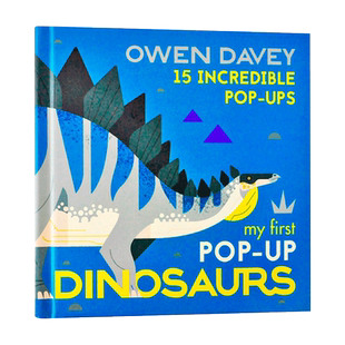 我的首本恐龙立体书 My First Pop Up Dinosaurs 英文原版儿童弹出式立体书 恐龙科普 进口英语书籍